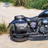 Coche muscular Wolf adecuado para bolsa lateral xiangshuai XS650N caja lateral retro modificación bolsa para casco impermeable liberación rápida especial