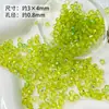 DIY Cuentas de Arroz Facetadas Circonita Cuentas de Cristal Transparente Pulsera con Cuentas Collar Accesorios de Joyería Hechos a Mano Material