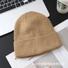 Gorro de lana para mujer, estilo europeo y americano, cálido, rizado, grueso, sin gorro, para el frío, para hombre, para exteriores, con protección para las orejas, de punto, para otoño e invierno.