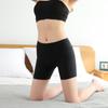 Pantalones de seguridad de cintura alta para mujer, de seda fina de verano, venta al por mayor, antideslumbrantes, para usar en exteriores, leggings de tres puntos de color sólido