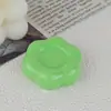 Flor de Cor Sólida que Brilha no Escuro Base Giratória Acessórios de Resina DIY Acessórios de Ornamento Giratório Jingdezhen