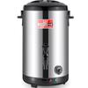 Tienda de té con leche, calentador eléctrico, cubo de té con leche, cubo aislante, cubo para hervir, cubo de té, caldera de agua de acero inoxidable con aislamiento comercial de doble capa