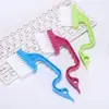 Cepillo de limpieza para ranuras de cocina y baño, cepillo para rejillas de ventilación de aire acondicionado, cepillo de mano con forma de cisne para ranuras y huecos de puertas/ventanas