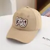 Chapéu de Sol com Letra King Baby Tendência Boné de Beisebol de Rua Personalizado Estilo Japonês e Coreano Respirável Boné de Beisebol Infantil Atacado