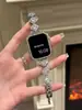 Pulseira de Metal Ecológica em Formato de Losango para Relógio Feminino Compatível com Apple iWatch Ultra Se 1-10
