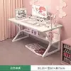 Escritorio de computadora, mesa de escritorio simple para vivienda de alquiler, escritorio para juegos, escritorio para oficina en casa, banco de trabajo, escritorio para dormitorio, escritorio de estudio