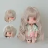 Peluca de Hombre de Jengibre Zisga, Varios Estilos y Colores de Lana Cabello Largo Rizado, Cabello de Muñeca Americana, Peluca de Muñeca