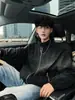 Chaqueta de Cuero Estilo Americano para Hombre, Nueva Temporada Primavera y Otoño 2026, Vintage Fresca de Motociclista, Chaqueta de Piel Sintética PU Moderna