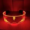 Gafas Nezha Cyberpunk LED de Colores Brillantes con Sentido de la Tecnología, Populares en Redes Sociales, Adecuadas para Bares Discoteca