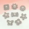 Perla Diamante ABS mariposa estrella de cinco puntas accesorios de joyería tienda de manualidades DIY material pasador aretes zapatos y sombreros accesorios