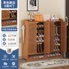 Porta doméstica externa sapateira multicamadas grande armário para sapatos corredor interno bambu simples novo 2024 entrada