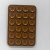 Venta Caliente Transfronteriza Antideslizante 24 Piezas Cuadrado Doble Cara Ventosa Silicona Soporte para Teléfono 24 Piezas Gadget de Ventosa de Silicona