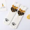 Calcetines Gruesos de Coral para Invierno con Bordado de Dibujos Animados Estereoscópicos Calcetines de Media Felpa Tipo Toalla para el Suelo Calcetines Versátiles para Niñas