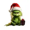 Pendente para Carro de Cartoon Grinch Bebê de Oito Peças, Pingente para Árvore de Natal, Decoração de Casa - Lançamento Transfronteiriço
