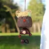 Colgante de muñeca de cáscara de fruta natural, producto terminado, colgante de muñeca de cabeza grande de paulownia de campana de agua, muñeca de vaina de cáscara de fruta hecha a mano estilo bosque