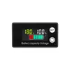 Voltímetro LCD 8-100V Detección de Potencia de Batería de Coche Pantalla Digital Pantalla de Capacidad de Batería de Litio Batería de Plomo-Ácido