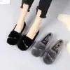 Coleção de inverno 2026: chinelos femininos para exterior, de sola reta, forrados com fleece, quentes e de sola grossa, de algodão