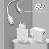 Cargador Súper Rápido de 120W Estándar Europeo, Americano y Británico Adecuado para Xiaomi y Huawei Kit de Cabezal de Carga Rápida Flash