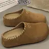 Zapatos tipo Birkenstock de Piel de Vaca Gruesos y Súper Suaves para Uso en Exteriores, Mocasines Cerrados Medios, Modelo Nuevo Otoño 2026, Zapatos sin Cordones para Mujer