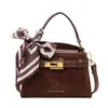 Bolsa Popular Transfronteiriça para Mulheres 2026 Nova Moda Retro Simples Bolsa de Ombro para o Dia a Dia Transversal Pequena Quadrada