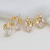 Aretes de Plata S925 con Perla y Circonia Super Brillante, Lujo Ligero, Gama Alta, Accesorios de Aretes Dulces, Estilo Elegante y Popular