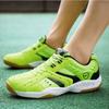 Tênis de Badminton Masculino e Feminino de Solado Rígido Color Block para Outono, Tênis de Tênis Modernos, Tênis Estilosos Estampados