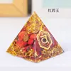 Gravel de cristal de 3 cm para cruzar fronteras, pegamento de gota, adornos de pirámide, decoración de torre de energía para escritorio de oficina en casa, adornos al por mayor
