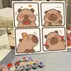 Pintura acrílica dibujos animados infantiles hecho a mano diy pintura al óleo digital pintura al óleo al por mayor verano graffiti decoración para colorear pintura para colgar