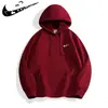 Sudadera con capucha para hombre, transfronteriza, primavera y otoño, color liso, corte holgado, camiseta deportiva de manga larga, capa base, estilo cálido, retro