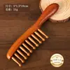 Masajeador de Cabeza Especial de Sándalo, Peine de Cojín de Aire para Meridianos para Uso en Casa, Peine Plano Grande para Dar Volumen al Cabello en la Parte Superior de la Cabeza, Peine de Aire