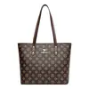 Bolso de Mano Tote, Bolso Versátil para Viajes Diarios para Mujer, Nuevo Estilo 2026, Bolso de Hombro con Estampado Texturizado, Gran Capacidad, Bolso para Mamá de Mediana Edad