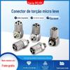 M-3HL-4 M-5HL-3 M-5HL-4 M-5HL-6 Conector Mini de Cotovelo Rápido Micro Roscável Reto