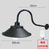 Luz de curva de estrada LED poste de luz externo totalmente em alumínio abajur industrial e de mineração lâmpada de parede para corredor porta lampião de pátio doméstico