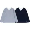 Ropa Vintage Yidao Otoño 2026 Nuevo Estilo Japonés Moderno Falso Dos Piezas Cuello en V Pequeño Canalé Holgado Casual Camiseta de Manga Larga para Hombre