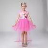 Vestido de Princesa Reina de Nieve Verano Elsa Ropa Infantil Vestido de Mujer Elsa Vestido Elsa Algodón Manga Corta