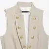 Chal de Botones Versátil Elegante de Moda Nuevo 2026 Estilo Europeo y Americano Transfronterizo Ropa de Mujer al por Mayor 7721494