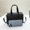 Bolso de Mano Boston Acolchado Clásico 2026 para Mujer, Bolso de Hombro Bordado, Mini Bolso para Teléfono para Exportación