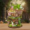 Cabana Mágica Vazia DIY Baleia Mundo Mágico 3D Montada à Mão Estante de Livros Modelo de Mesa Brinquedo para Presentes de Feriado