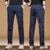 Pantalones Casuales de Alta Gama para Hombre Estilo Primavera y Otoño Rectos Ajustados Versátiles Elásticos de Negocios Largos Otoño 2026