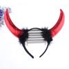 Faixa de cabeça de animal de performance faixa de cabeça de chifre cocar de vaca faixa de cabeça de vaca faixa de cabeça de chifre grampo de cabelo