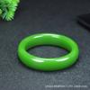 Pulsera de jade de imitación de alta calidad jade Hetian jaspe versión ancha grande jade Hetian imitación ágata jade verde fabricantes venta al por mayor