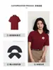Camiseta de Algodón de Manga Corta con Cuello Camisero Comercio Exterior Transfronterizo Camisa Polo Blanca Media Cremallera Camisa Polo para Hombre Ropa de Trabajo Personalizada