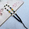 Peça de guidão feita à mão, corda de suspensão, tábua de raspagem, cordão de celular, texto, joias de brinquedo, acessórios de jade, peça de guidão, corda