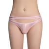 Roupa íntima sexy tentação sexy perspectiva cueca masculina stretch meio transparente cintura baixa roupa íntima sexy