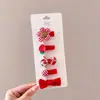 Presilhas de Cabelo para Bebê Que Não Danificam o Cabelo, Grampos Fofos e Adoráveis para Meninas, Acessórios de Cabelo Infantis Totalmente Cobertos com Tecido para Bebês e Crianças Pequenas