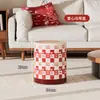 Papelera festiva muy atractiva para uso doméstico, modelo nuevo para sala de estar y dormitorio, con tapa y mecanismo de pedal, apta para baño y cocina, papelera de gran capacidad
