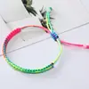 Cuerda de mano simple tejida a mano ajustable, cuerda colorida, cuerda roja, Festival del Bote del Dragón, cuerda colorida, venta al por mayor directa de fábrica, pulsera