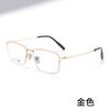 Cody News Negocios Media Montura Montura de Titanio Puro para Hombre 88203 Gafas Retro Ultraligeras Titanio Venta al por Mayor Montura para Miopía
