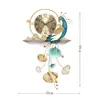 En stock Amazon Reloj Simple Pavo Real Creativo Reloj de Pared para Sala de Estar Decoración del Hogar Hora Hora Colgante de Pared Fondo de Casa de Huéspedes