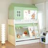Mosquiteros para niños y madres con estampado de dibujos animados, cortina de cama, mosquitero de sombreado, mosquitero para literas de estudiantes, espacio independiente, fuerte sombreado, mosquitero